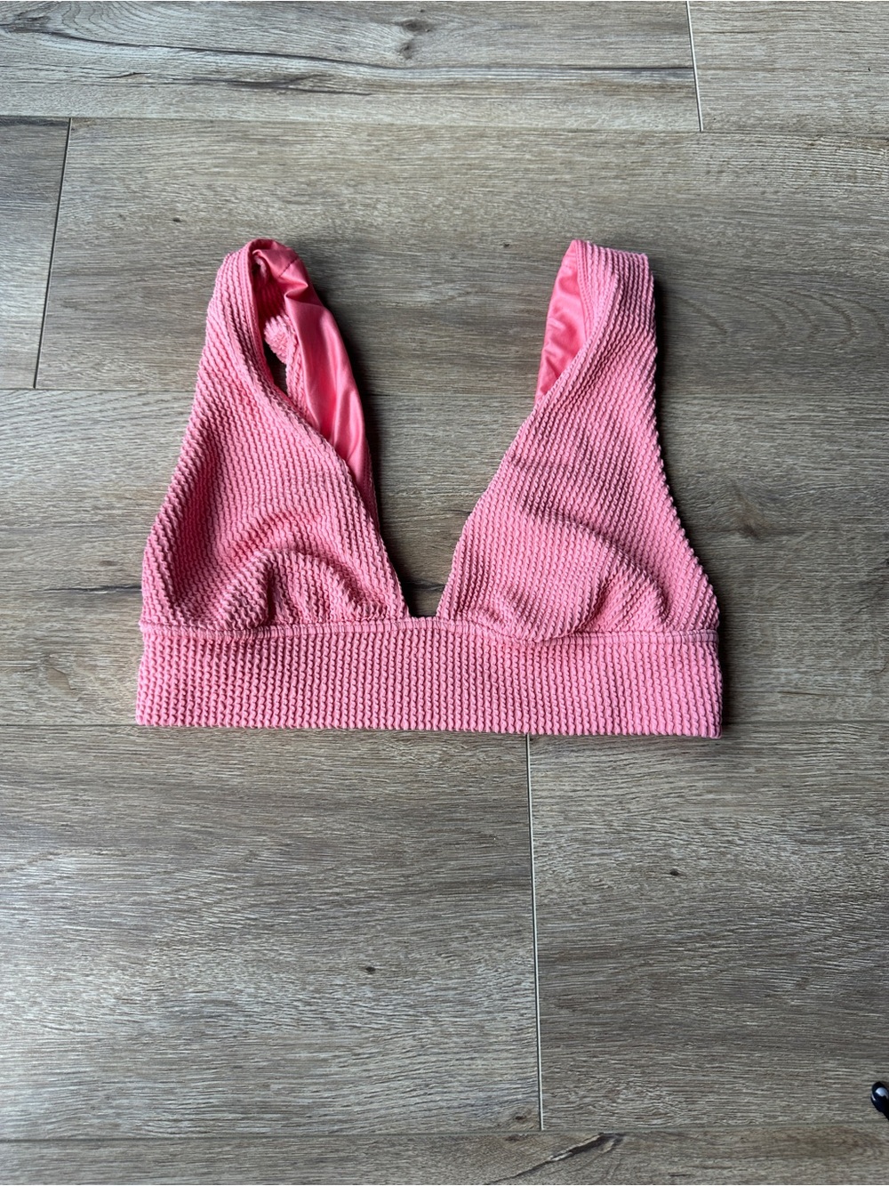 Billabong Textured Pink Swim Top